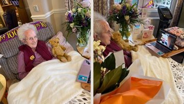 Sheffield care home Resident celebrates turning 100